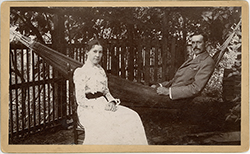 Couple and hammock Print