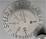 Clarus MS-35 Shutter Speed Control